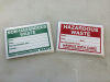 hazardous waste decals