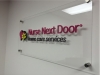 OFFICE PLEXI SIGN WITH LOGO