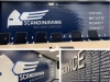 boardroom wall mural sign feature