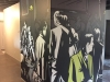 basement pillar wall mural vinyl print