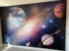 space wall mural