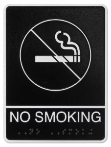 This image shows ada nosmoking.