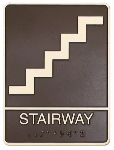 This image shows ada stairway.