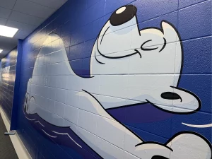 This image shows large wall print.