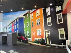 This image shows mary browns wall mural.