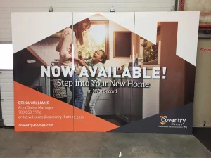 This image shows printed crezon plywood sign home builder signs.