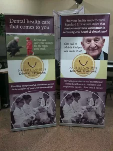 Retractable Banner Stands. This is part of SignKore's Retractable Banner Stands collection, featuring retractable banner stands, pull-up banners, roll-up banners, portable banner stands.