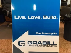 32X48 Sandwich Board A Frame Sign This image shows 32x48 sandwich board a frame sign.