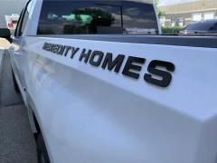 3D Black Aluminum Truck Letters For Business This image shows 3d black aluminum truck letters for business.