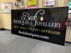 5 X10 Foot Aluminum Sign This image shows 5 x10 foot aluminum sign.