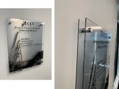 Boardroom Acrylic Glass Sign This image shows boardroom acrylic glass sign.