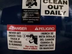 Custom Danger Truck Decals Custom Danger Truck Decals