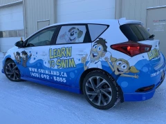 Full Vehicle Wrap For Paul Sadler Swimland This image shows full vehicle wrap for paul sadler swimland.
