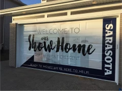 Garage Door Vinyl Mural This image shows garage door vinyl mural.