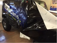 Jeep Wrap Process This image shows jeep wrap process.