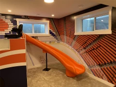 Mancave Wall And Zamboni Graphics This image shows mancave wall and zamboni graphics.