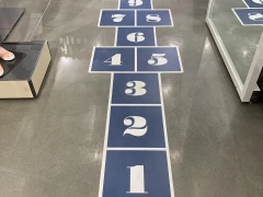 Old Navy Floor Graphics This image shows old navy floor graphics.