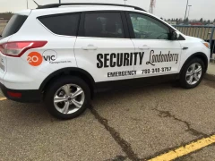 Reflective Vehicle Lettering This image shows reflective vehicle lettering.