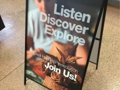 Sidewalk Sign This image shows sidewalk sign.