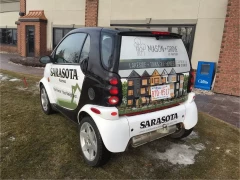 Smart Car Wrap This image shows smart car wrap.