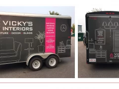 Utility Trailer Avery Vinyl Wrap This image shows utility trailer avery vinyl wrap.