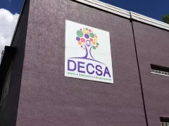 Aluminum Wall Sign This image shows aluminum wall sign.