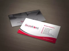 Business Card 1 This image shows business card 1.