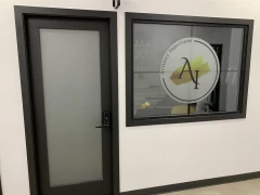 Business Frosted Etch Glass This image shows business frosted etch glass.