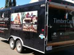 Cargo Trailer Graphics Lettering Logo Decals This image shows cargo trailer graphics lettering logo decals.