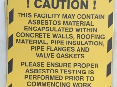 Caution Asbestos Signs caution asbestos signs
