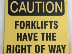 Caution Forklifts Sign caution forklifts sign