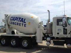 Cement Truck Lettering This image shows cement truck lettering.