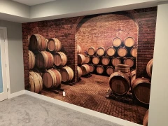 Cigar Room Wall Mural This image shows cigar room wall mural.