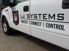 Company Truck Graphics Decal This image shows company truck graphics decal.