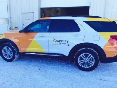 Coventry Homes Suv Wrap This image shows coventry homes suv wrap.