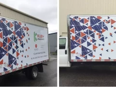 Cube Van Box Vinyl Digital Avery Wrap This image shows cube van box vinyl digital avery wrap.