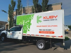 Cube Van Graphics This image shows cube van graphics.