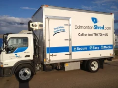 Cube Van Lettering And Decals This image shows cube van lettering and decals.