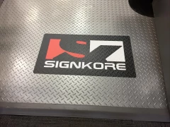 Custom Floor Graphics Decal This image shows custom floor graphics decal.