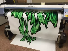 Digital Print Flames This image shows digital print flames.