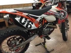 Dirtbike Full Vinyl Wrap This image shows dirtbike full vinyl wrap.