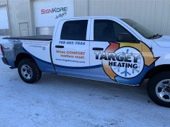 Dodge Truck Vehicle Wrap This image shows dodge truck vehicle wrap.