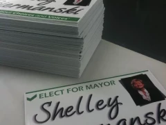 Election Signs This image shows election signs.