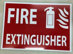 Fire Extinguisher Signs This image shows fire extinguisher signs.