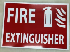 Fire Extinguisher Signs This image shows fire extinguisher signs.