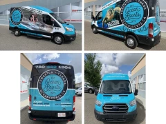 Ford Transit Oceansports Van 3M Wrap This image shows ford transit oceansports van 3m wrap.