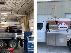 Fuel Truck Graphic Wrap This image shows fuel truck graphic wrap.