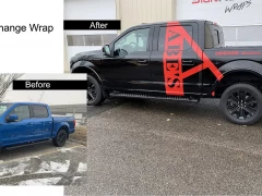 Full Color Change Vehicle Wrap This image shows full color change vehicle wrap.