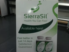 Full Color Wood Sandwich Board This image shows full color wood sandwich board.