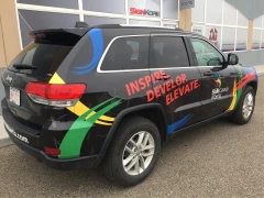 Full Jeep Custom Vinyl 3M Wrap Graphics This image shows full jeep custom vinyl 3m wrap graphics.